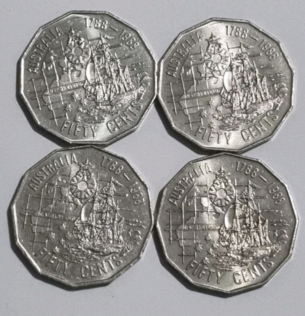 50 Cent Coins