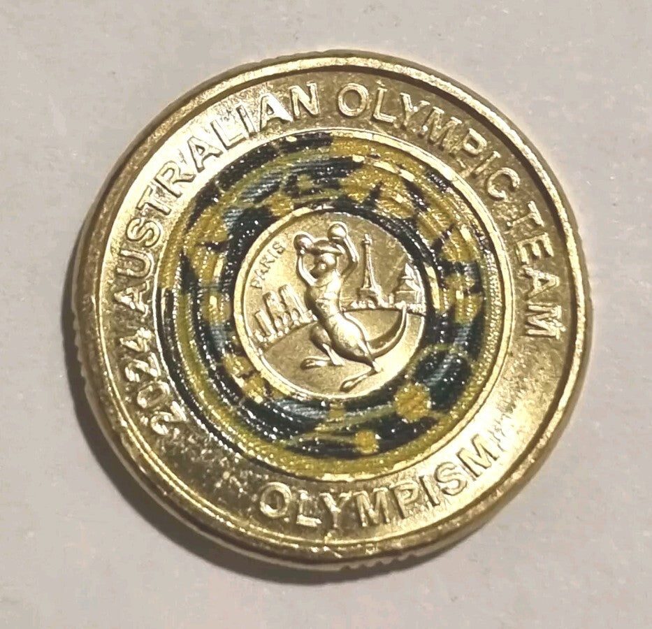 2024 $2 Two Dollar Olympic Games Coin - Olympism UNC