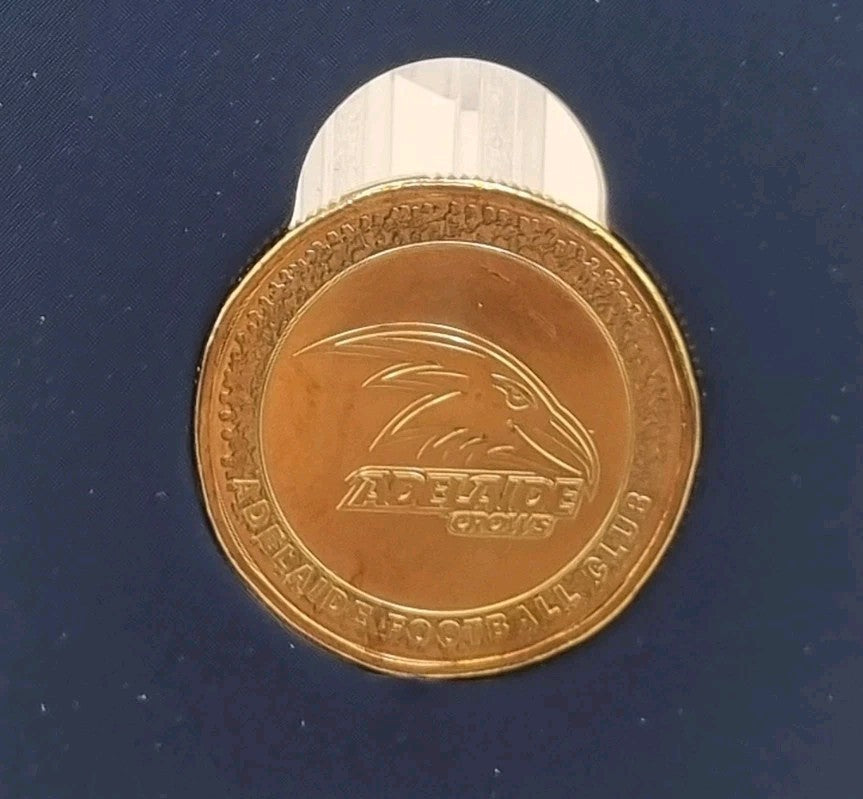 2023 AFL Adelaide Crows $1 One Dollar Carded Coin - Royal Australian Mint RAM