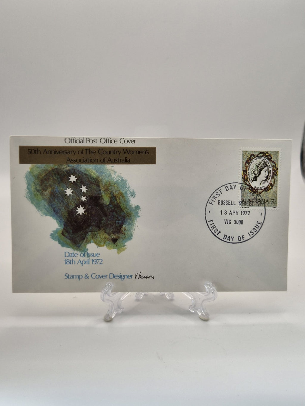 1972 Australia FDC Country Women's Association First Day Cover CWA