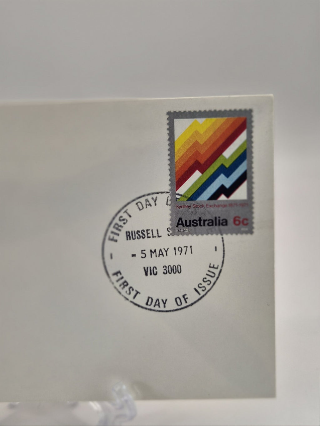 1971 Australia FDC postmark Stock Exchange cover First Day Cover 