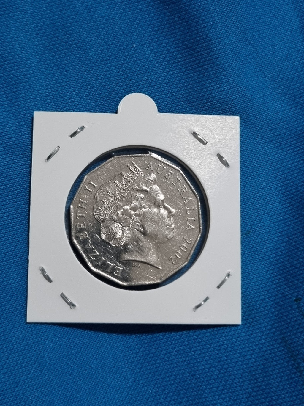 2002 aunc 50 Cent Coin - Year Of The Outback- Windmill - aUNC