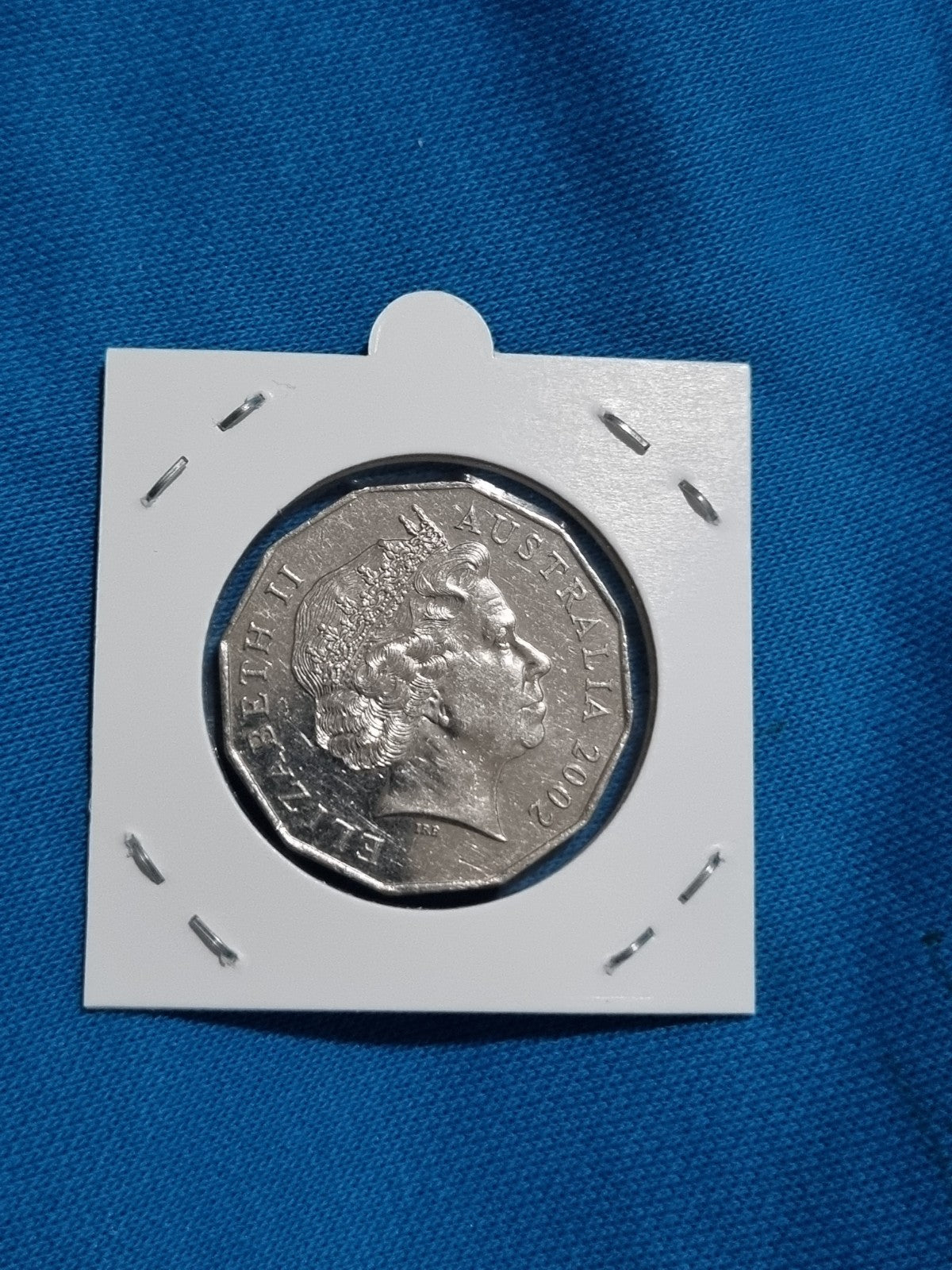 2002 aunc 50 Cent Coin - Year Of The Outback- Windmill - aUNC