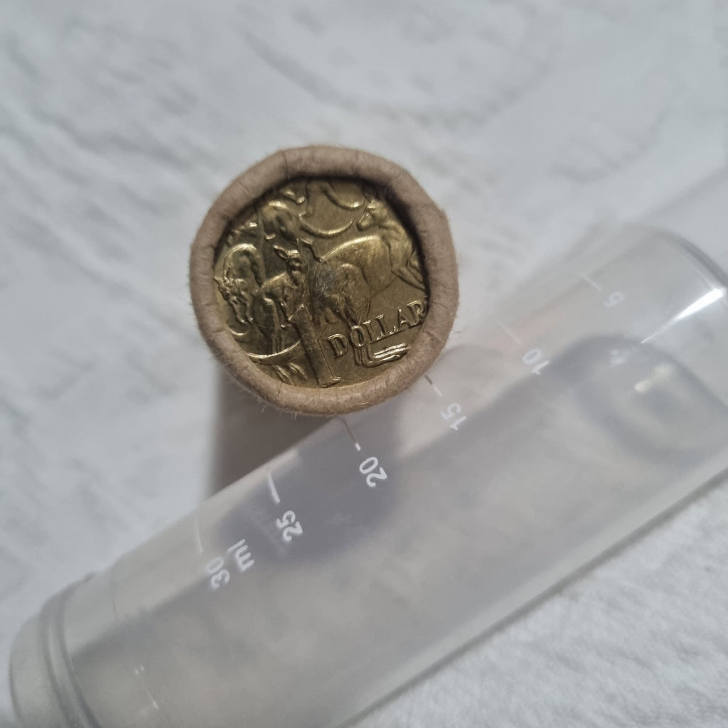$1 One Dollar RAM Coin Roll  - 1984 With Free Storage Tube