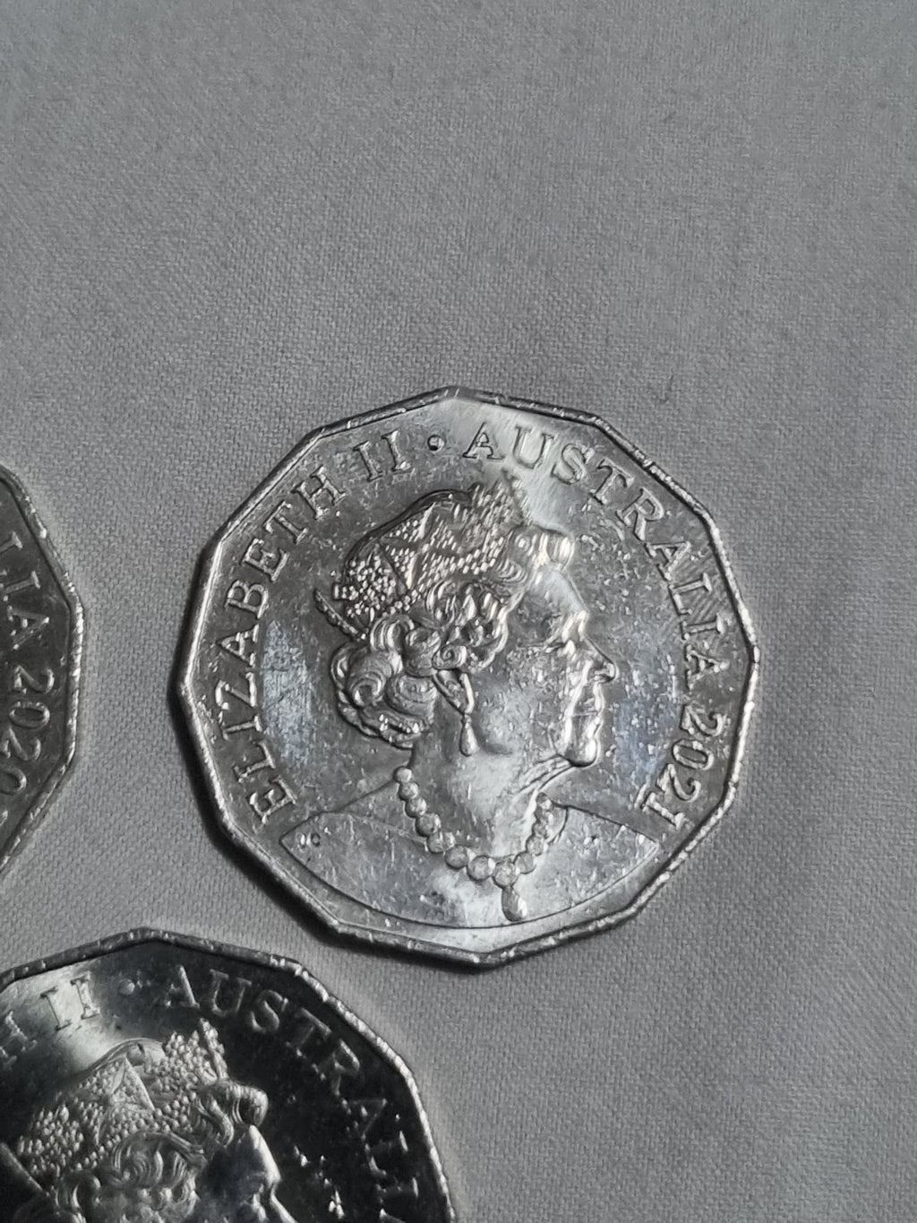 2021 50 CENT COIN - 50c -  LOWER MINTAGE - JC 