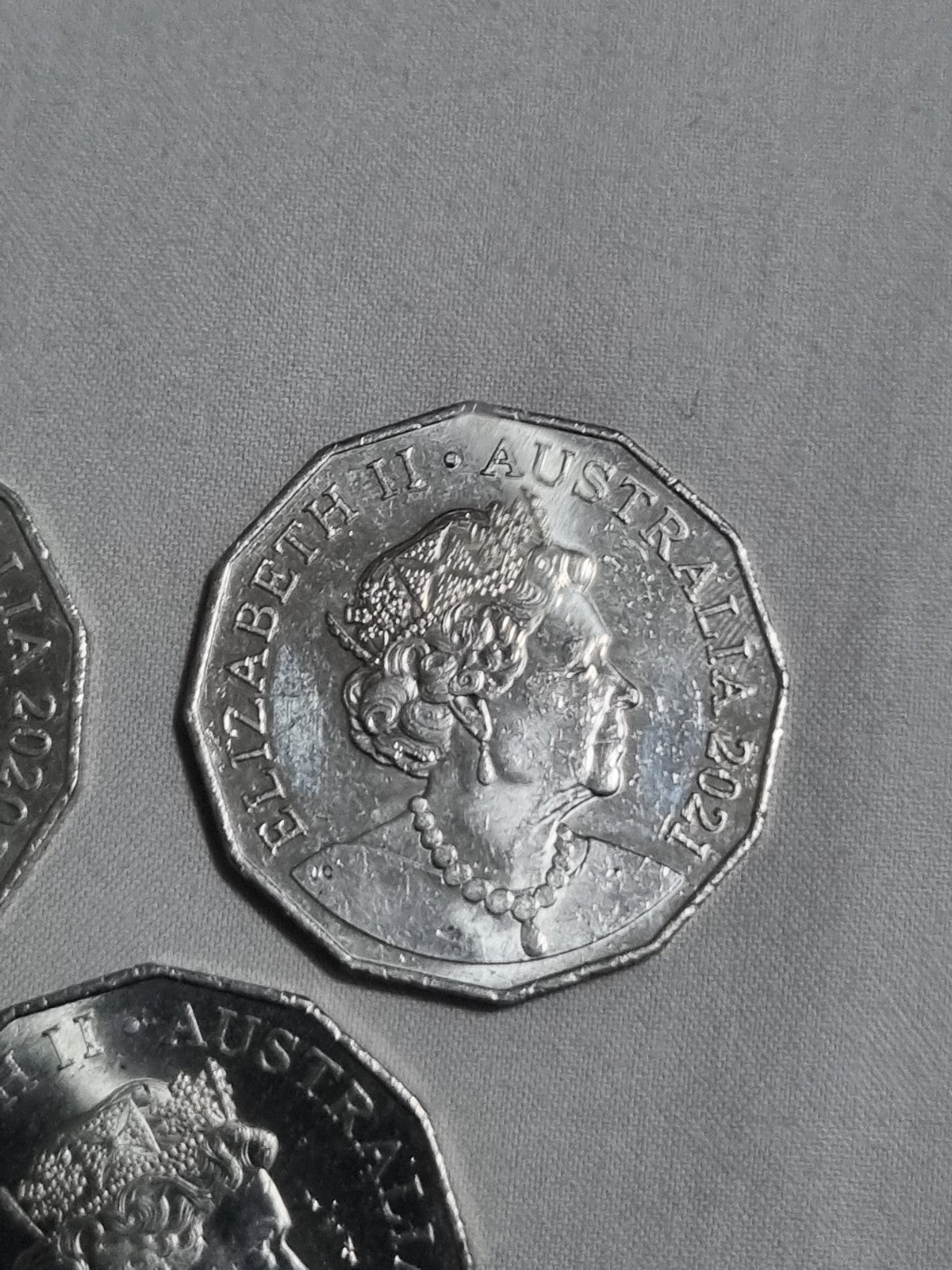 2021 50 CENT COIN - 50c -  LOWER MINTAGE - JC 