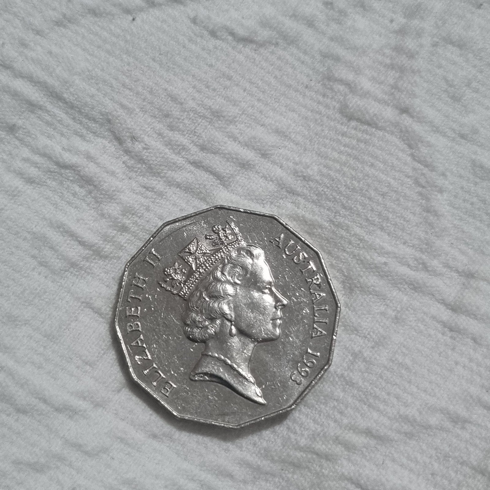 1993 50 cent coin COA Lightly Circulated