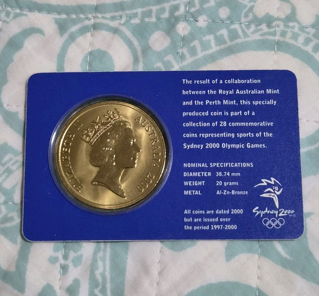 Sydney Olympics 2000 Athletics $5 DOLLAR UNC Five Dollars