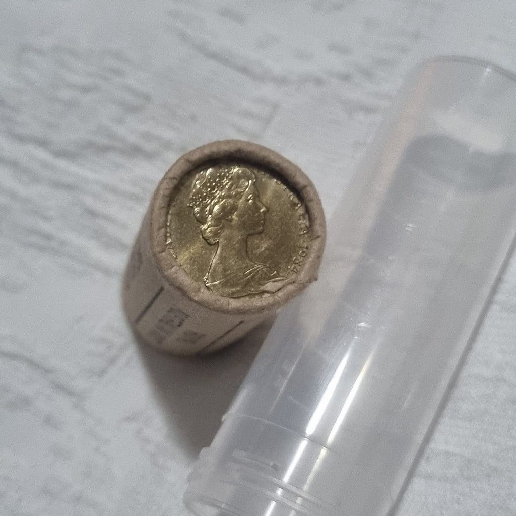 $1 One Dollar RAM Coin Roll  - 1984 With Free Storage Tube