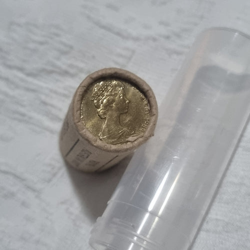 $1 One Dollar RAM Coin Roll  - 1984 With Free Storage Tube