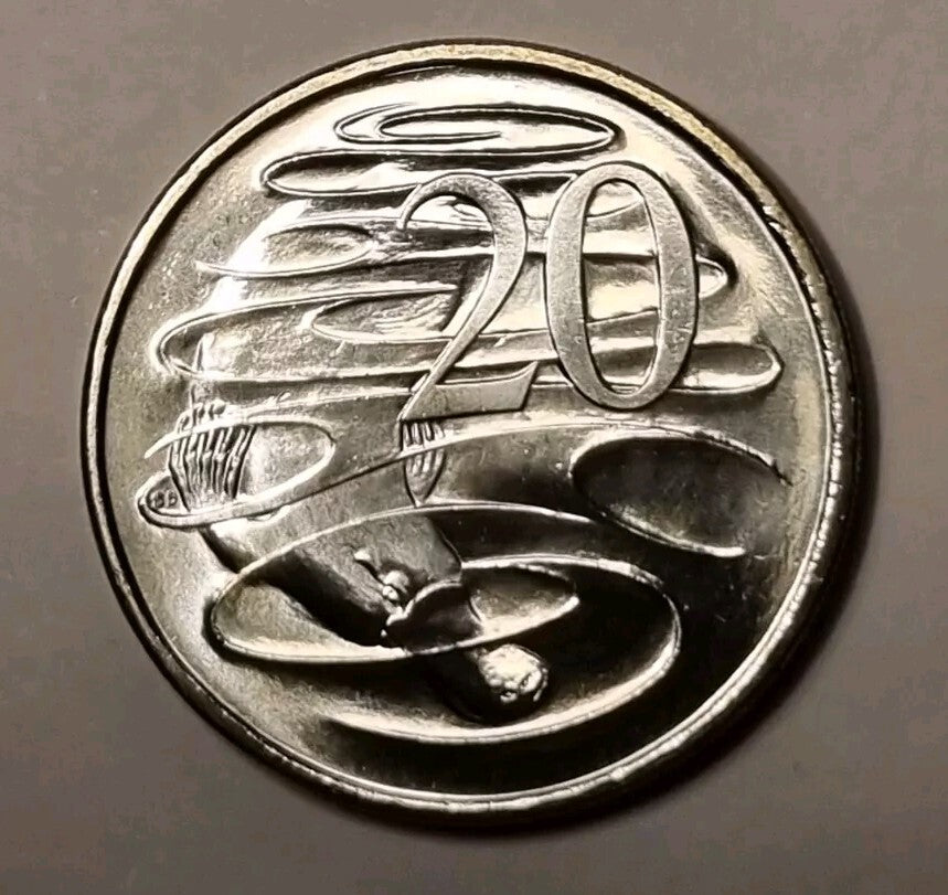 2016 UNC 20 Cent Coin 50 YEARS OF DECIMAL CURRENCY CHANGEOVER 