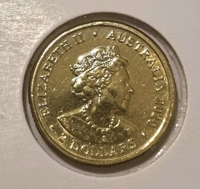 2020 $2 Paralympic Coin, aUNC