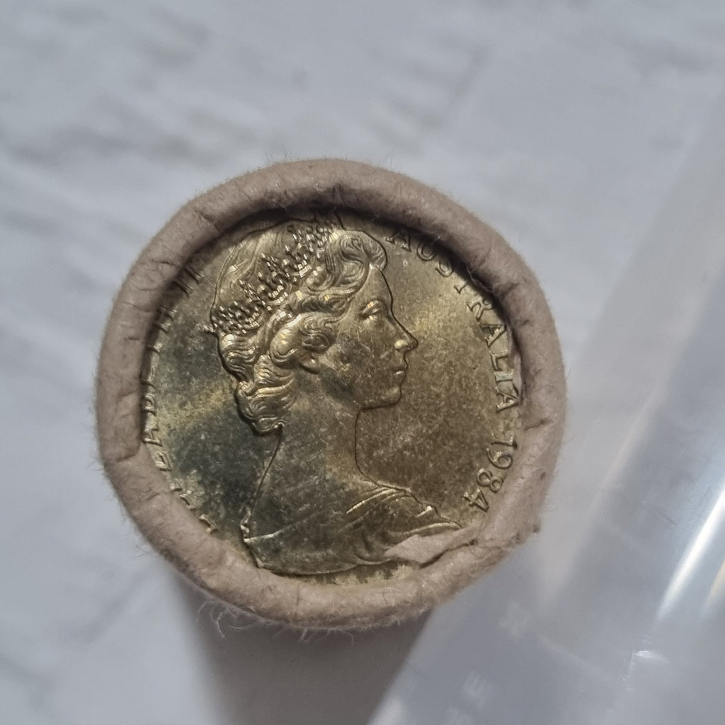 $1 One Dollar RAM Coin Roll  - 1984 With Free Storage Tube