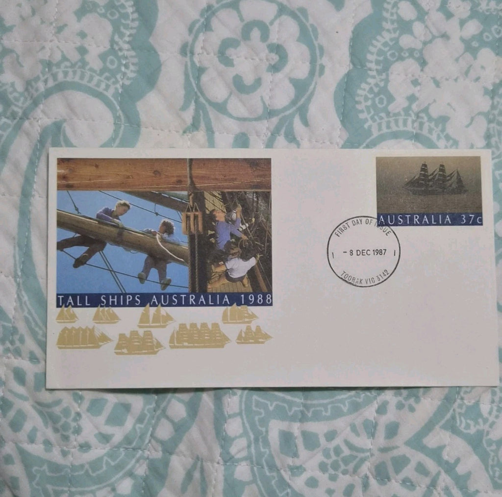Tall Ships 1988 - Pre Stamped Envelope First Day Issue - Toorak