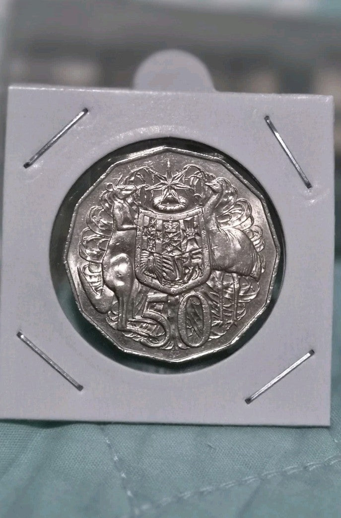 1983 50 Cent Coin – Coat of Arms – Lightly Circulated