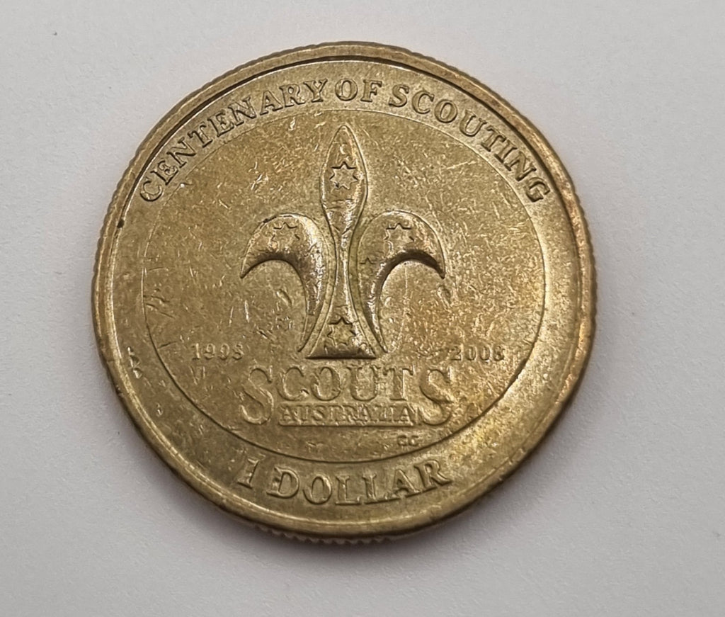 2008 $1 One Dollar Scouts Circulated Coin 