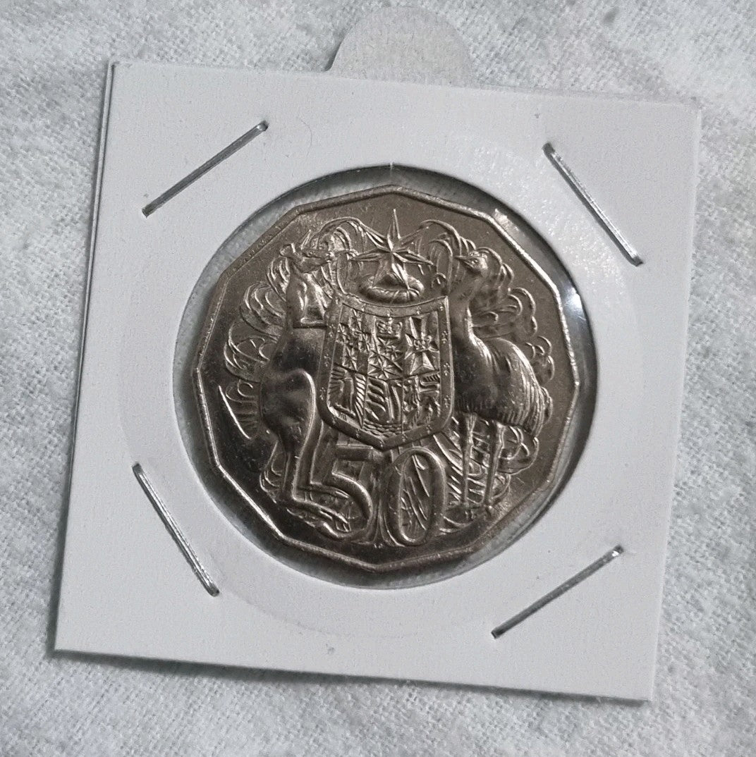 1981 50 Cent Coin COA - Uncirculated