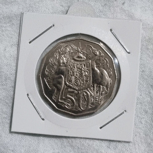 1981 50 Cent Coin COA - Uncirculated