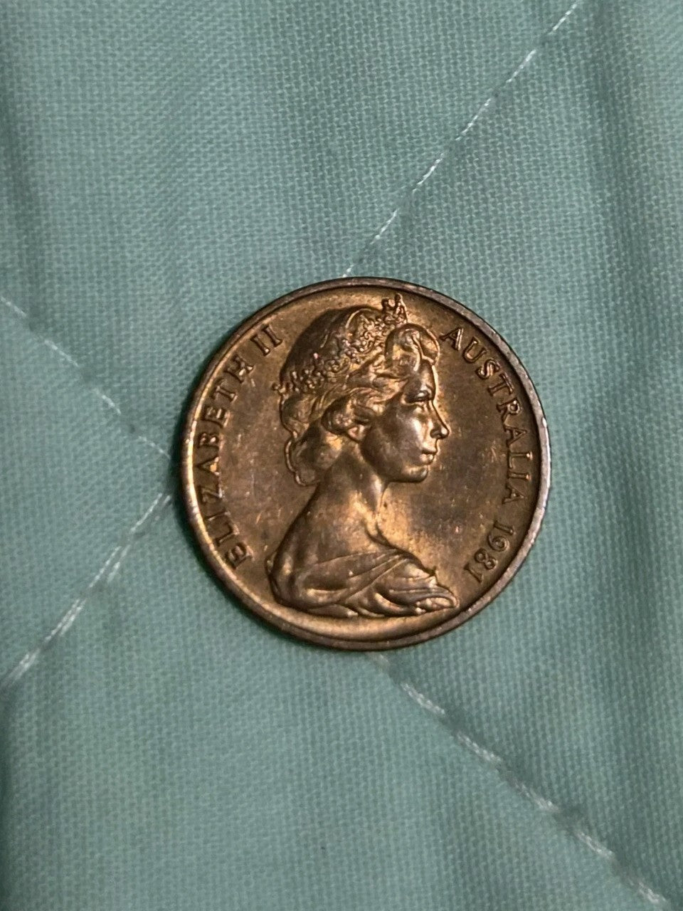 1981 1 One Cent Coin 