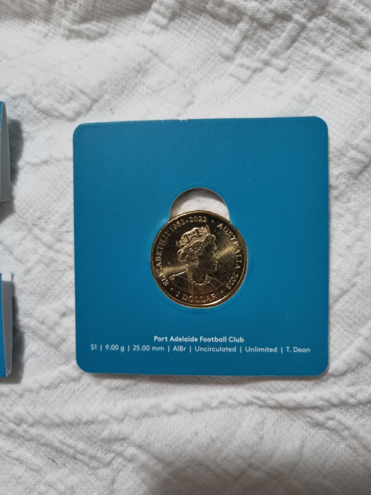 2023 AFL Port Adelaide $1 One Dollar Carded Coin