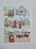1980 Australia National Stamp Week 3 Stamp Mini Sheet MUH