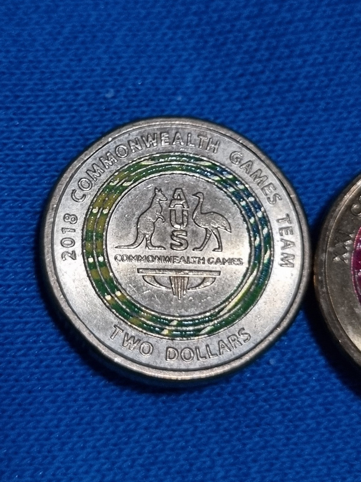 2018 $2 Set of 3 Coins -  Commonwealth Games - Lightly Circulated 