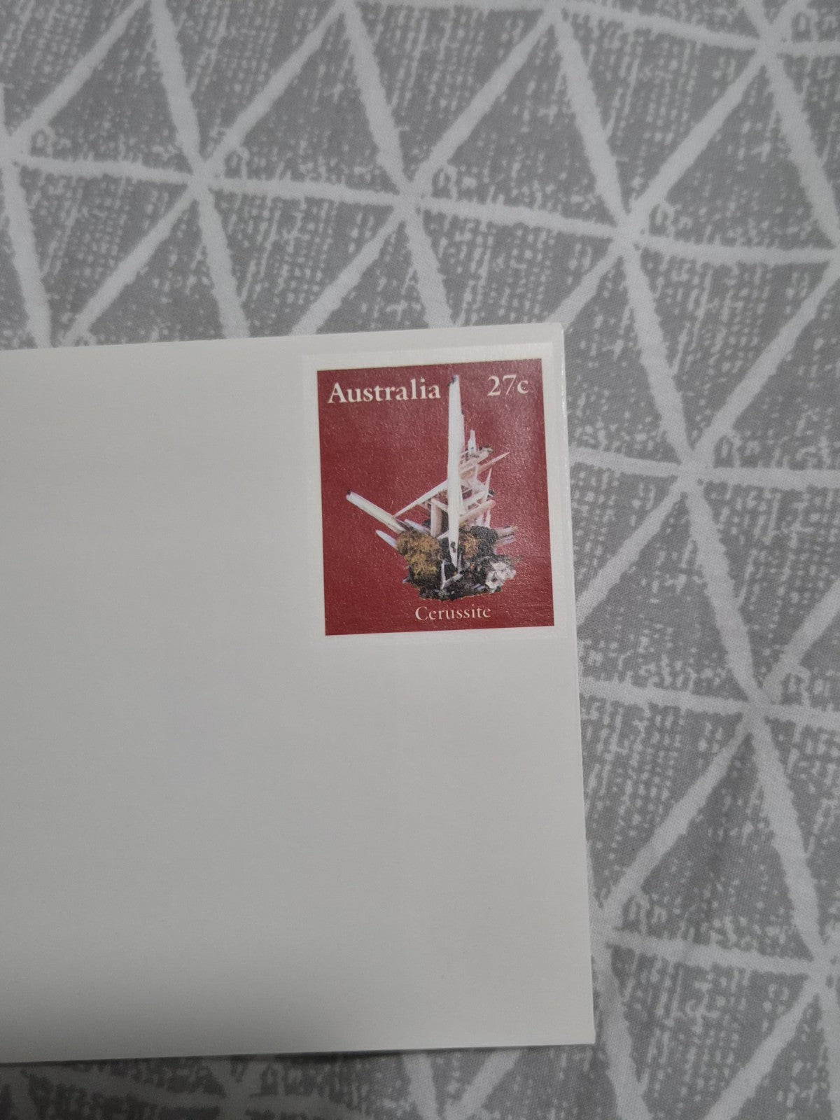 1983 27c 'Centenary of Mineral Discoveries at Broken Hill' Pre-Paid Envelope