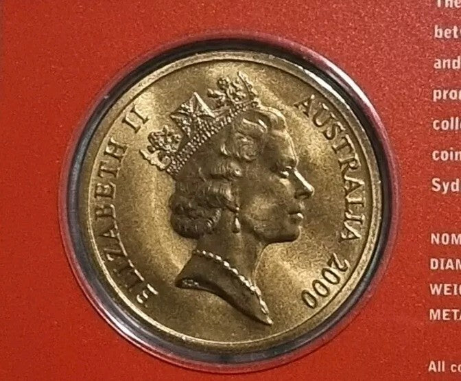 Sydney Olympics 2000 Hockey $5 DOLLAR UNC