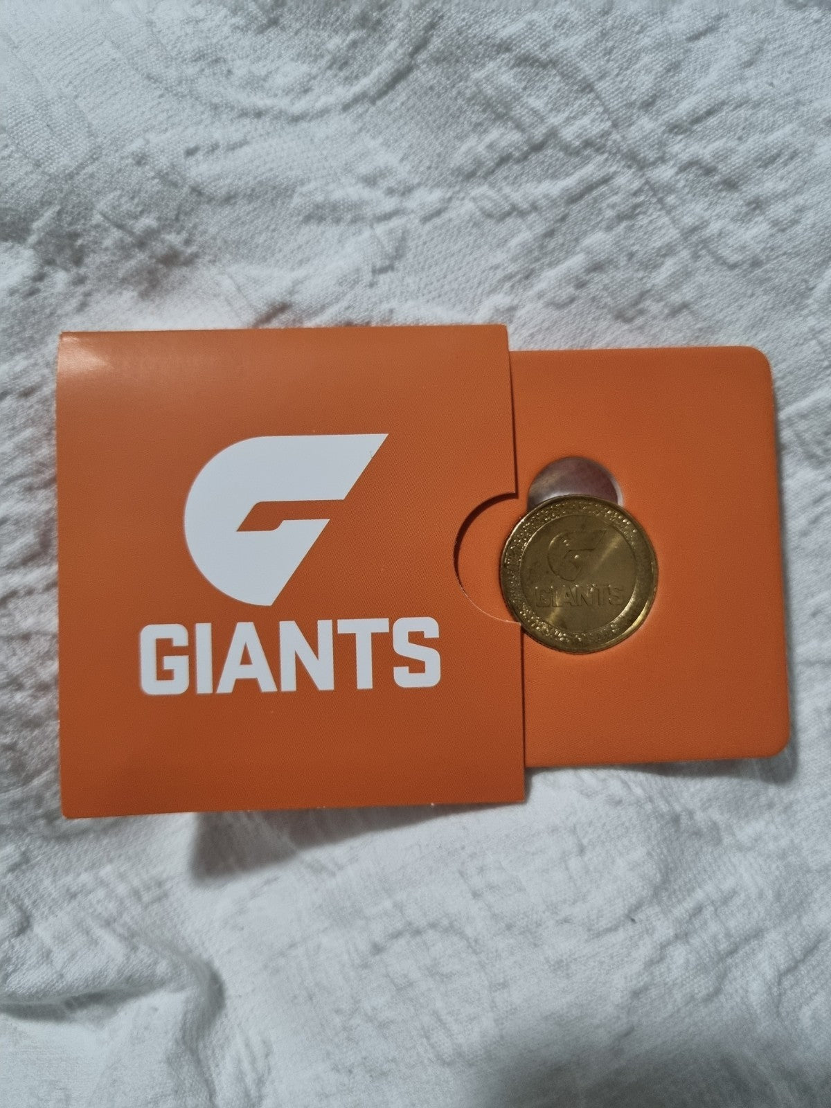 2023 AFL GWS Giants $1 One Dollar Carded Coin