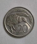 1979 20 Cent New Zealand Coin 