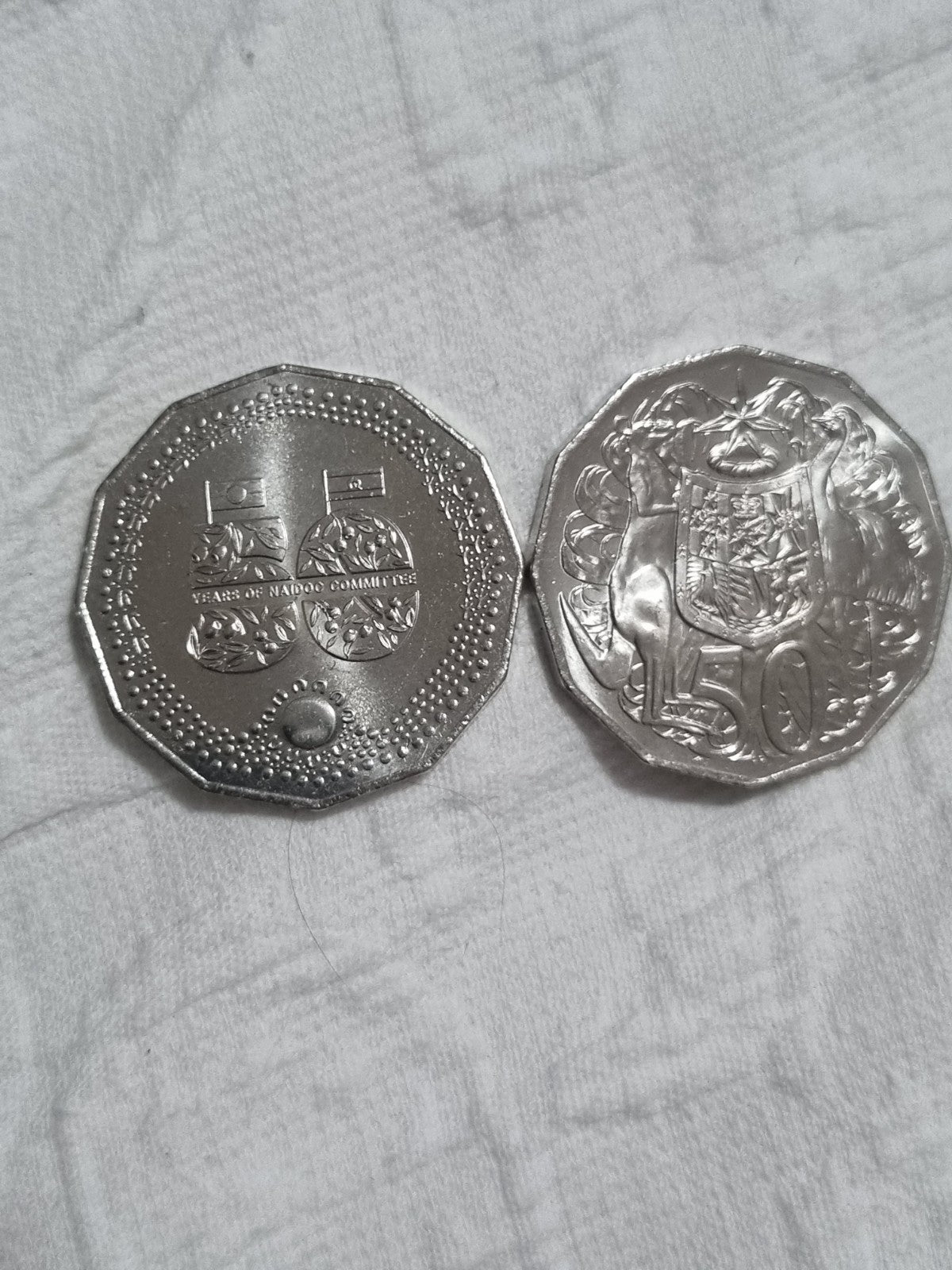 2 x 2024 50 Cent Uncirculated Coins - COA & NAIDOC 