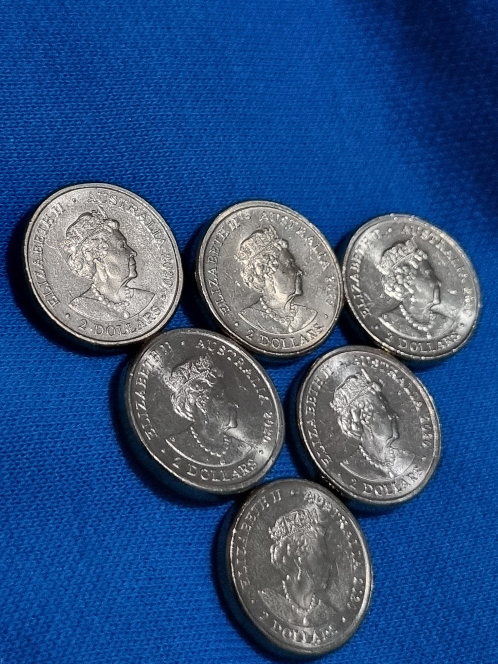 2020 $2 Coin OLYMPIC SET x 6 COINS QUEEN Head - UNCIRCULATED 