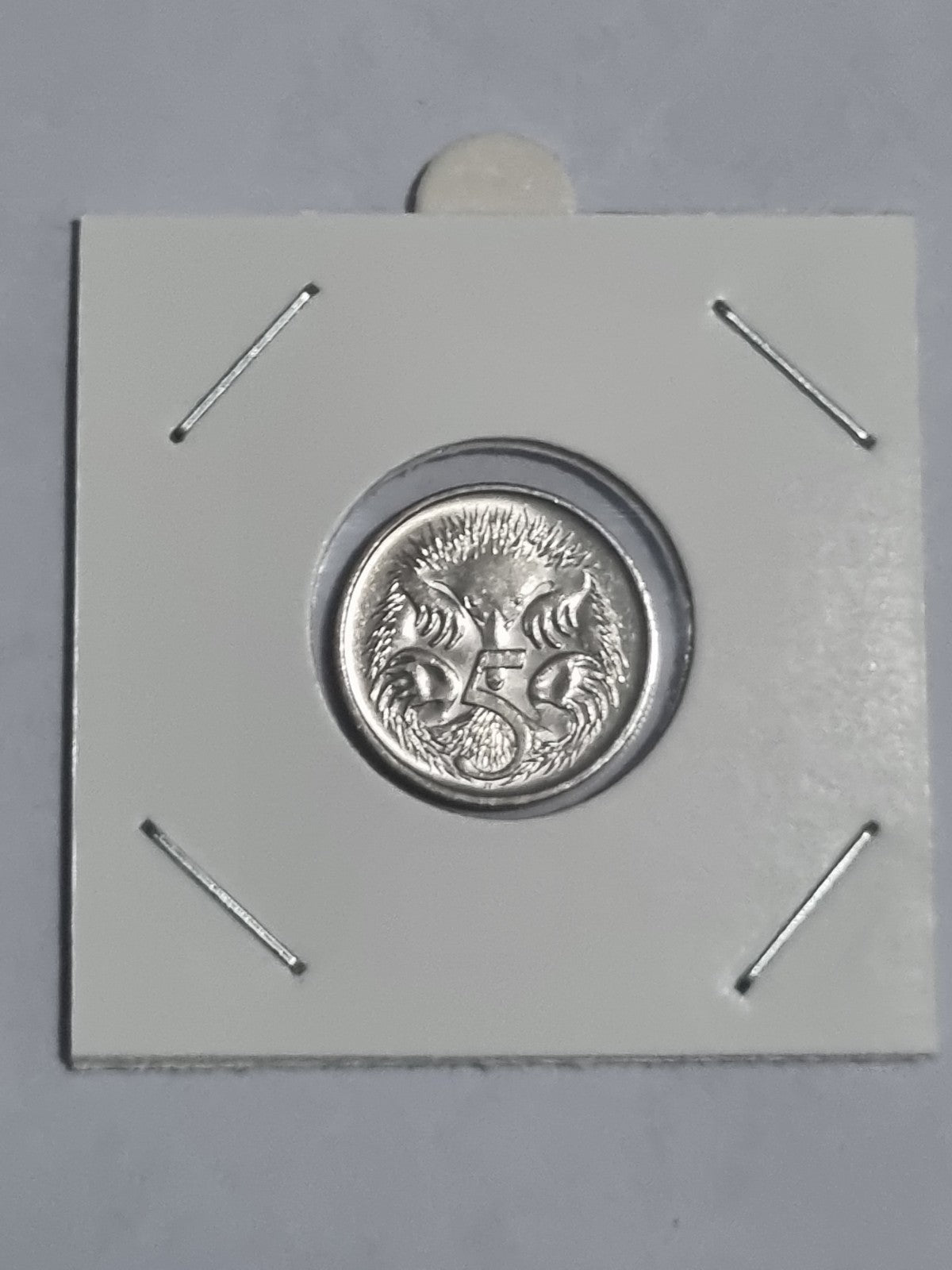 1993 5 Cent Coin Uncirculated In 2x2 Holder 