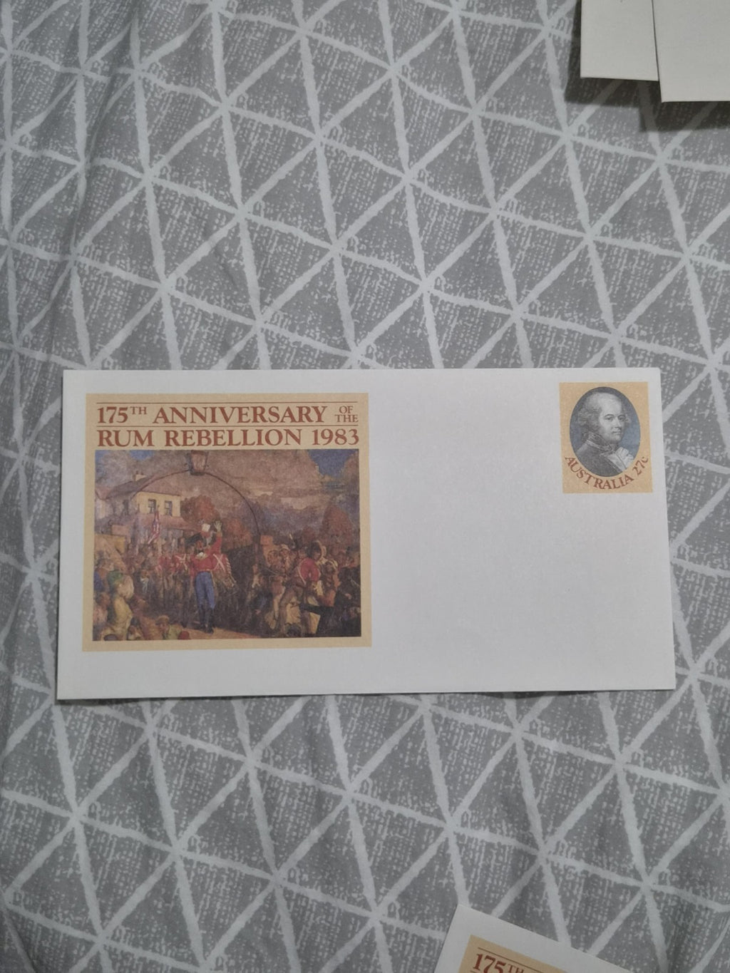 Pre-Stamped Envelope PSE - 1983 175th  Anniversary of the Rum Rebellion 