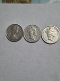 1966 , 1991 , 1997  10 Cent Coins Australian Ten Cents 