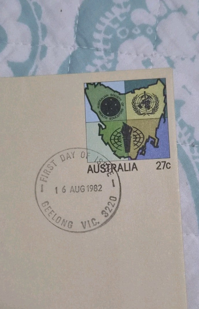 1982 First Day Cover - XI Health Ed Conference - 27 Cent Stamp - FDC