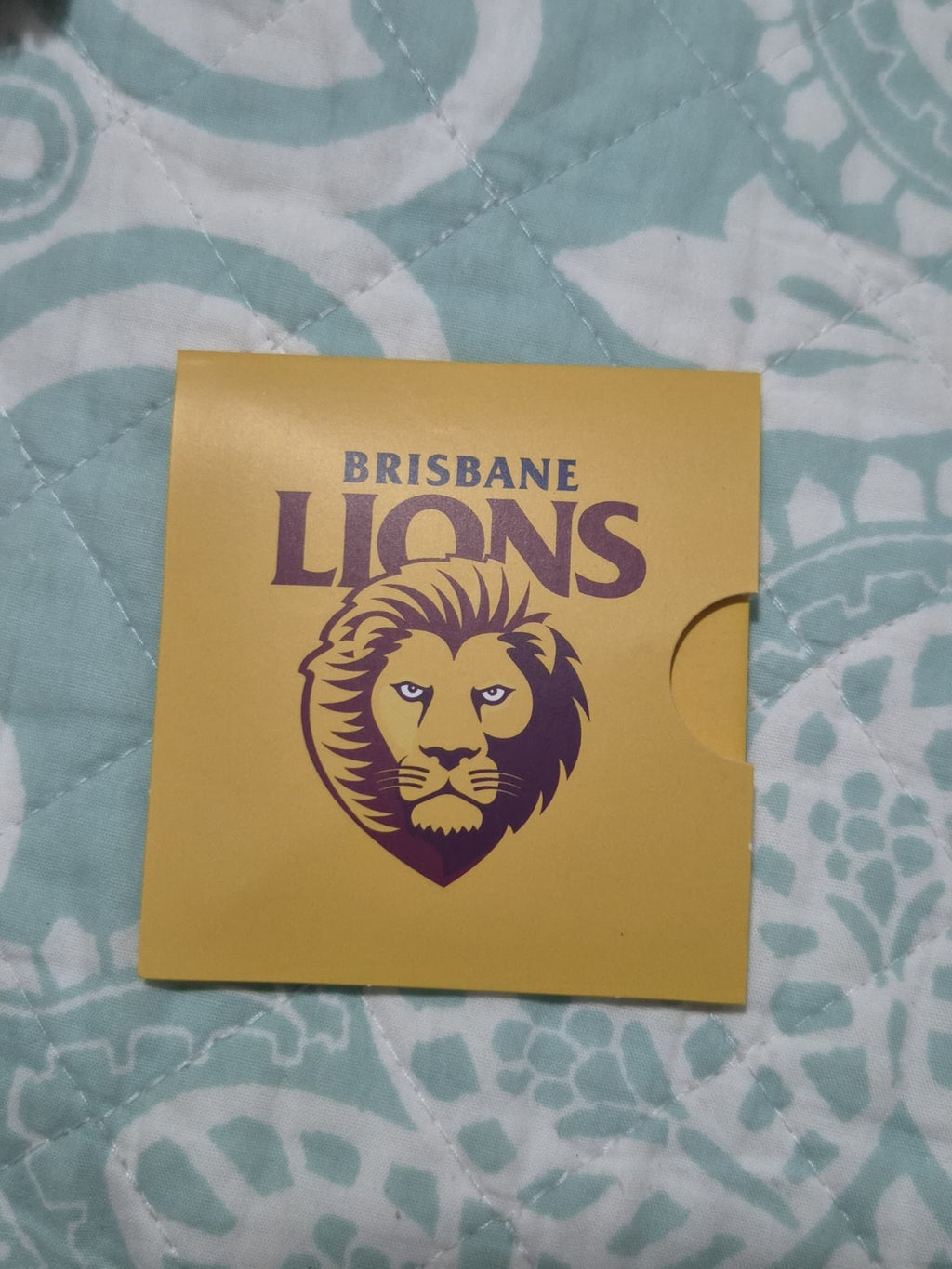 2023 AFL Brisbane Lions $1 One Dollar Carded Coin - Royal Australian Mint RAM
