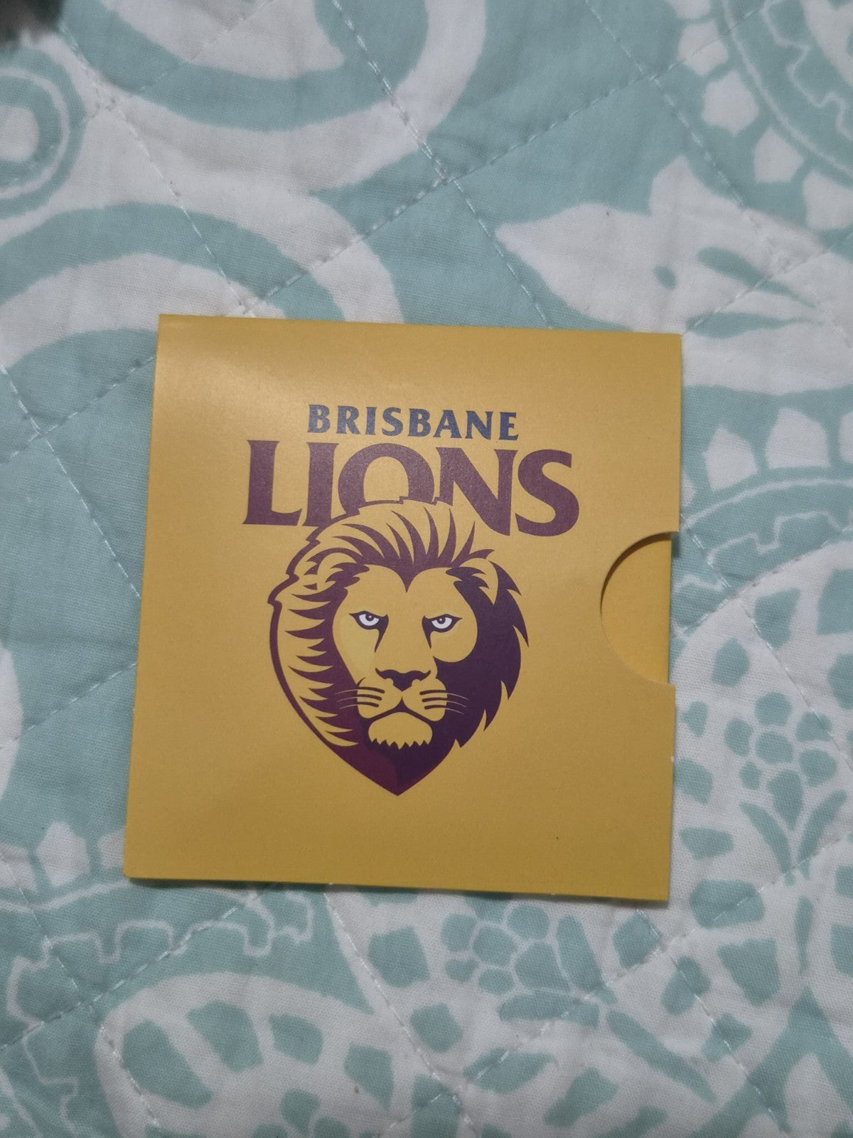 2023 AFL Brisbane Lions $1 One Dollar Carded Coin - Royal Australian Mint RAM
