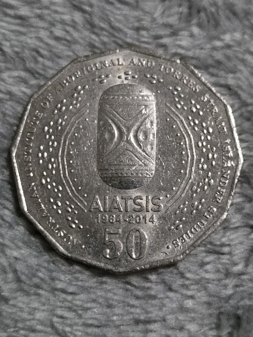 2014 50 Cent AIATSIS Coin - Low Mintage 