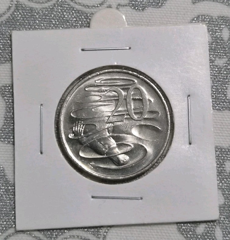 2021 Uncirculated 20 Cent Platypus Coin in 2x2 