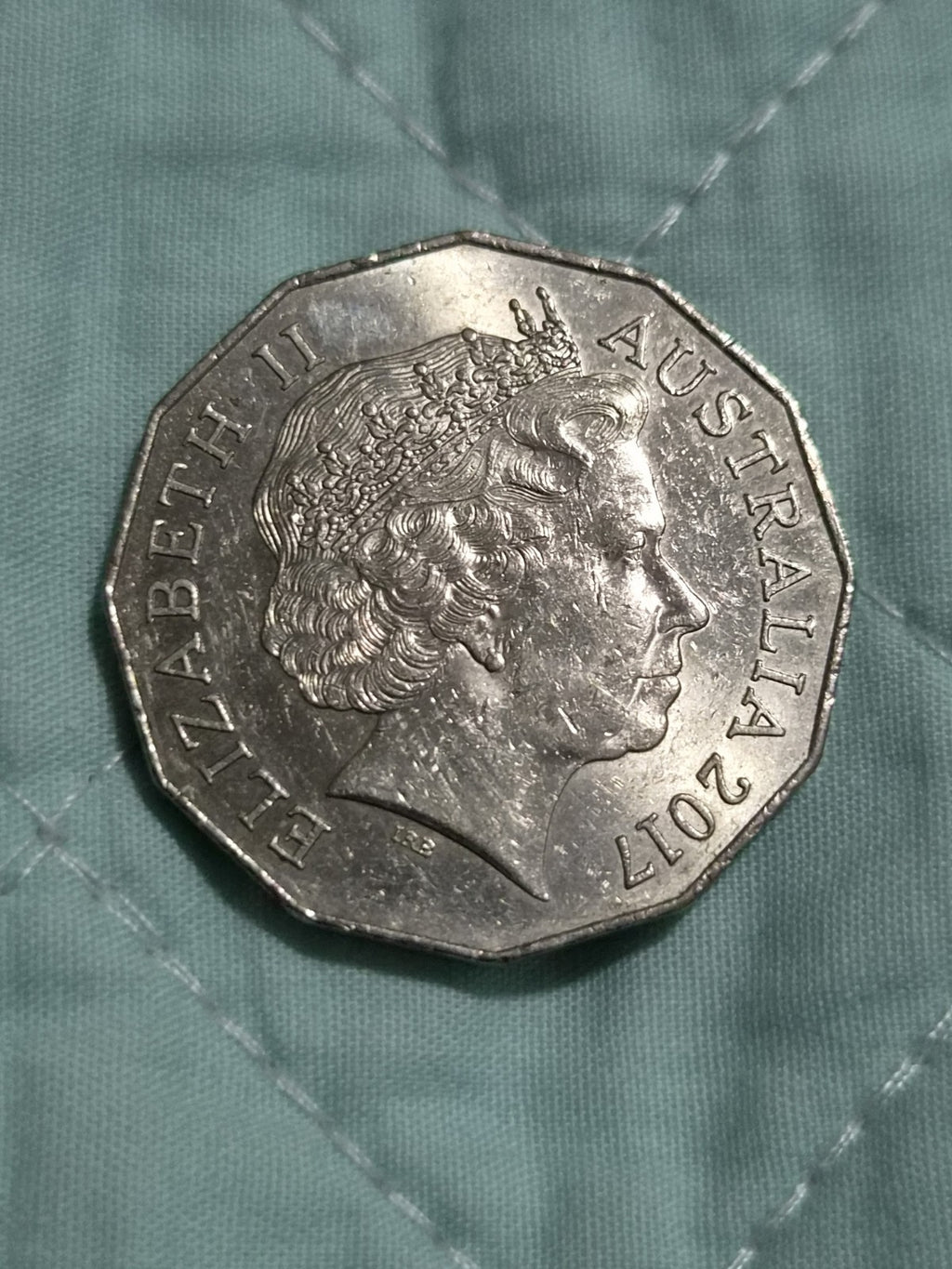 2017 50 Cent 50c Coin - Coat of Arms - Lightly Circulated 
