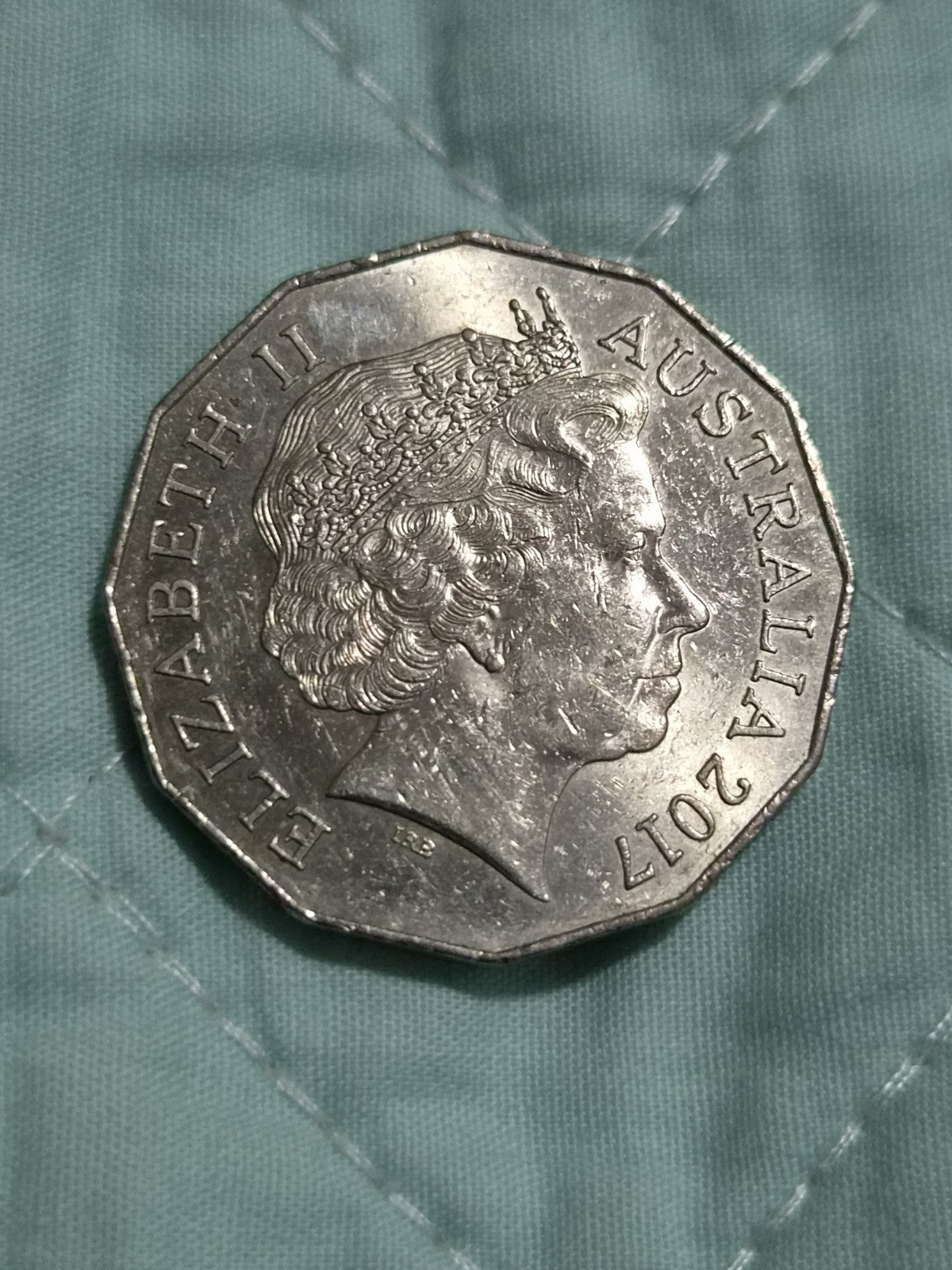 2017 50 Cent 50c Coin - Coat of Arms - Lightly Circulated 