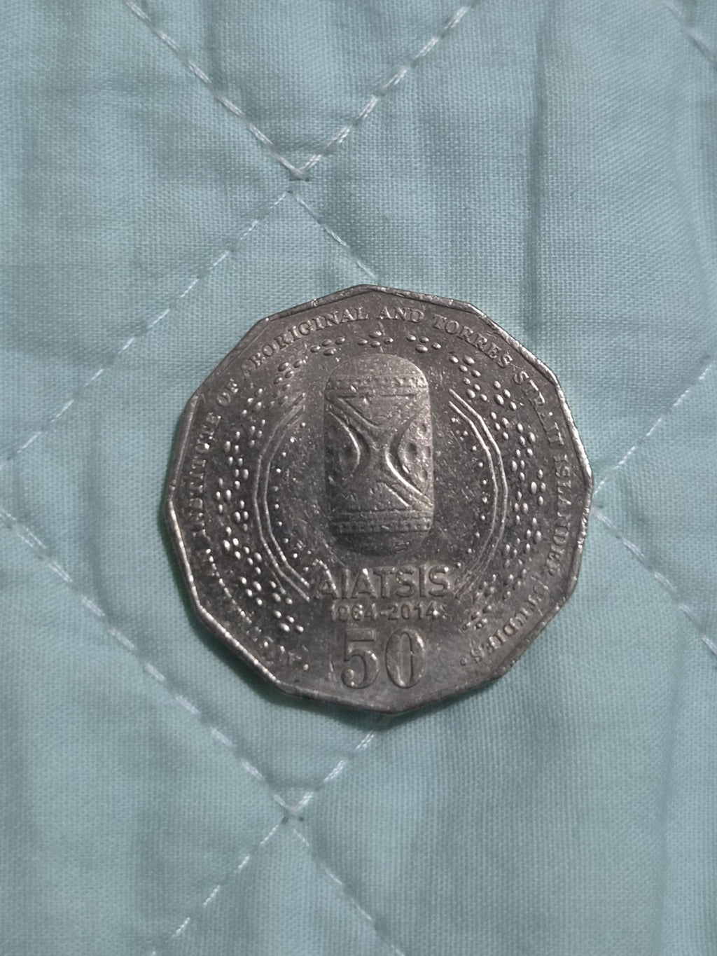 2014 50 Cent AIATSIS Coin - Circulated 