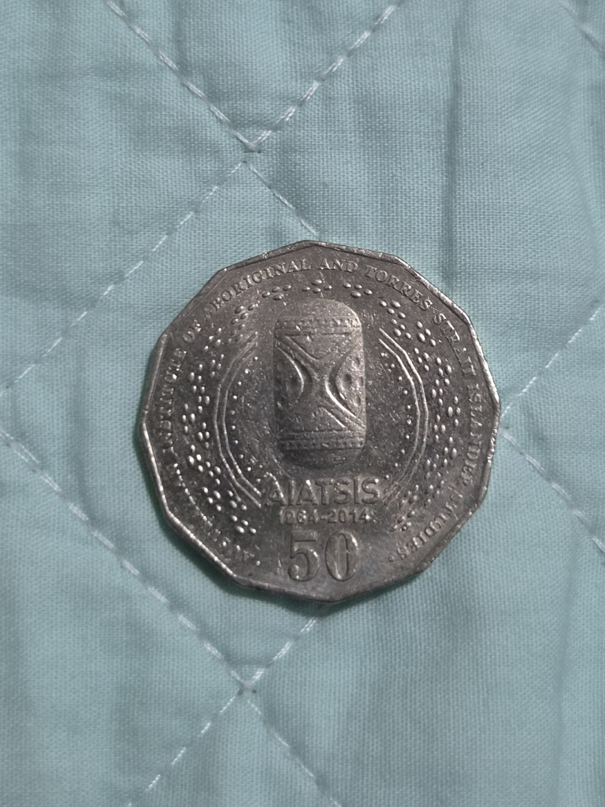 2014 50 Cent AIATSIS Coin - Circulated 