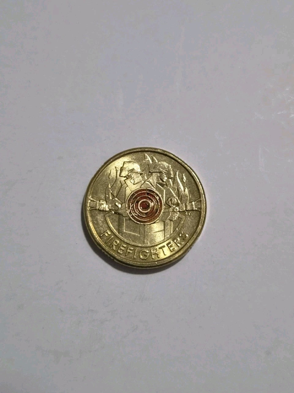 2020 aUNC $2 Firefighter two dollar coin 
