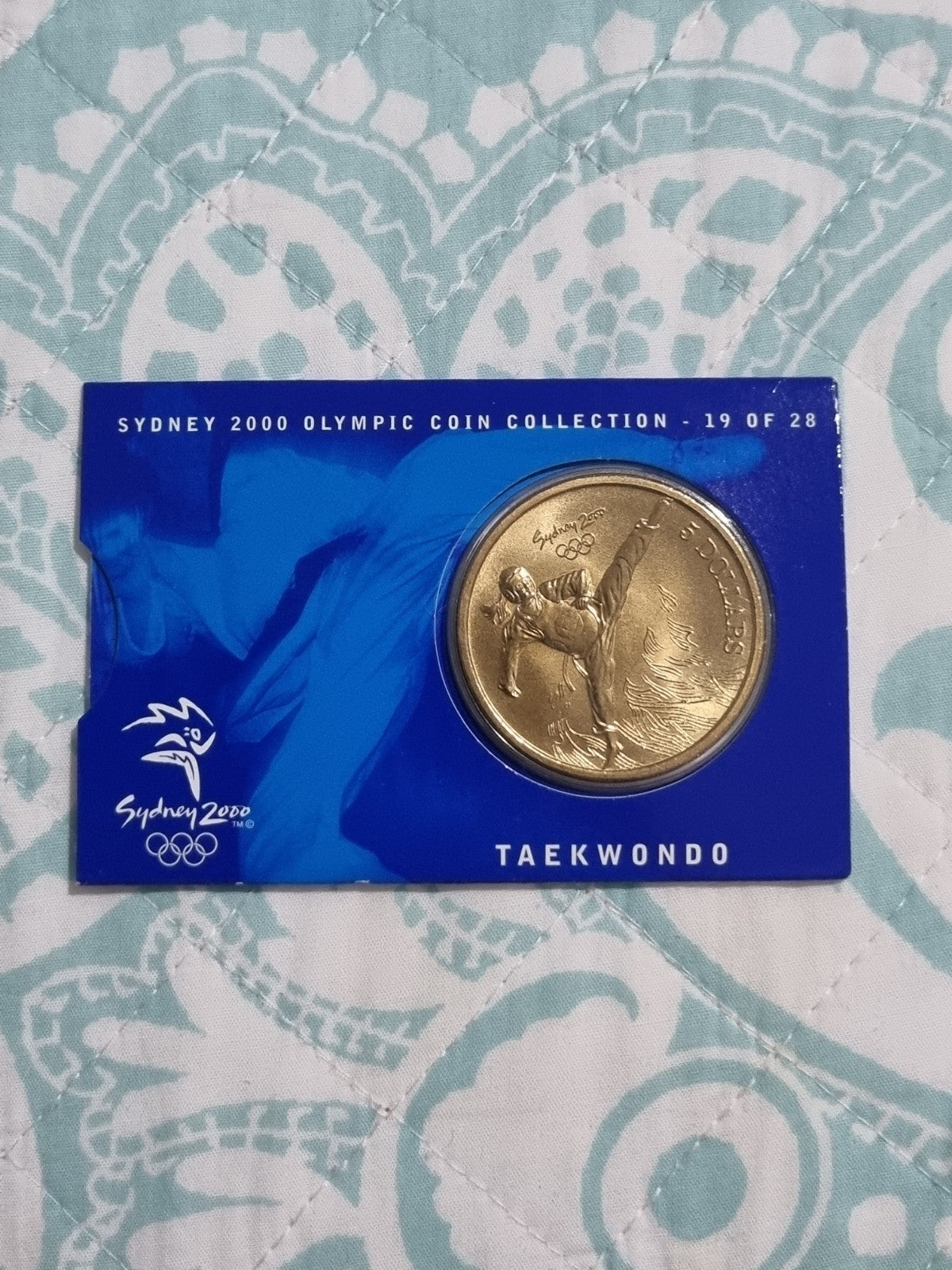 Sydney Olympic 2000 Taekwondo $5 DOLLAR UNC