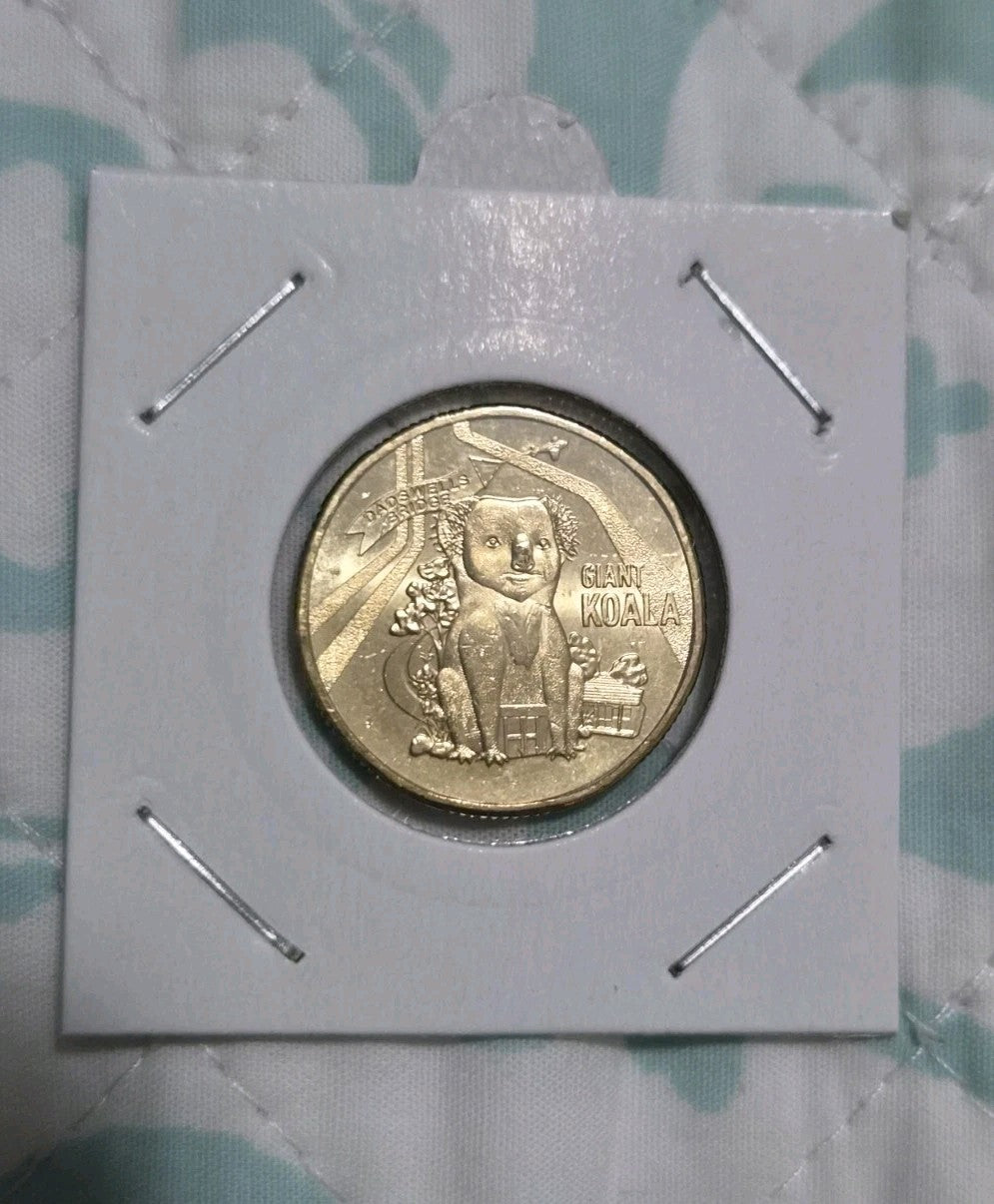2023 Giant Koala $1 Coin Lightly Circulated - Aussie Big Things One Dollar