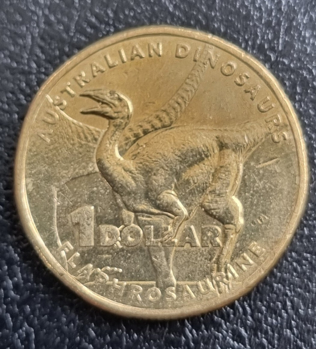 2022 $1 Dollar coin Dinosaur  Australovenator Circulated 