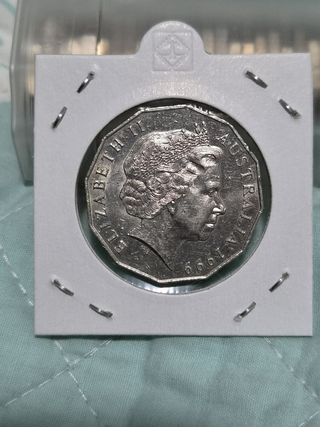 1999 50 Cent Coin Coat of Arms 