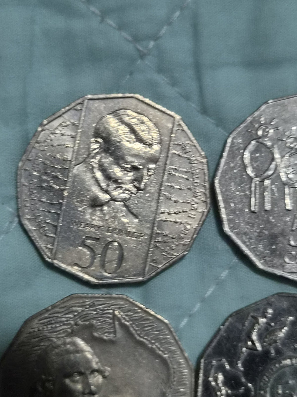 4 x 50 Cent Coins - Commemorative 